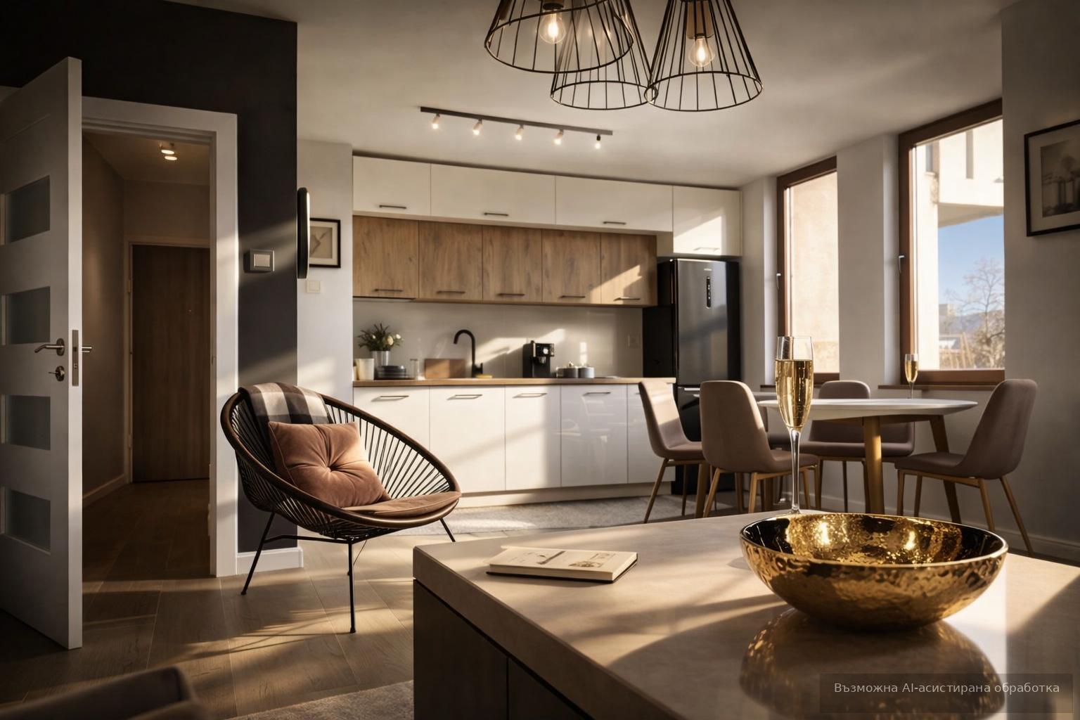 Тристаен апартамент под наем в района на Тримонциум