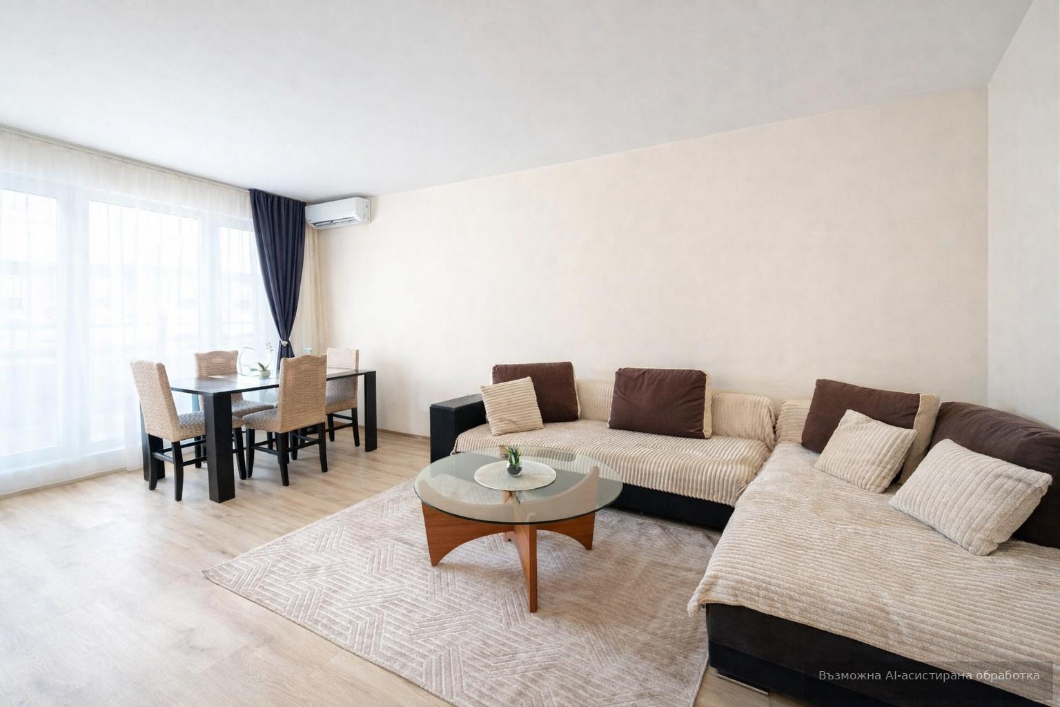 Тристаен апартамент под наем в кв. Кючук Париж