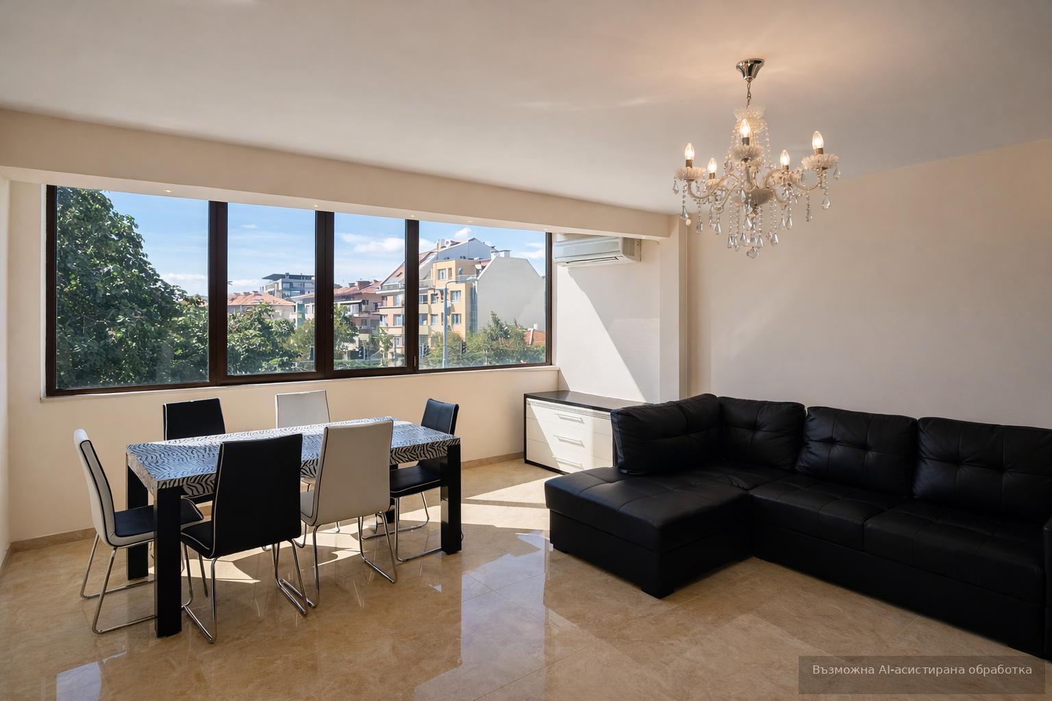 Двустаен апартамент под наем в Център