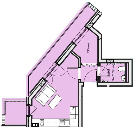 За продажба в София едностаен Люлин 6 ID 2108896