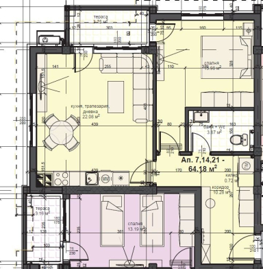 За продажба в Пловдив двустаен Кършияка ID 1255