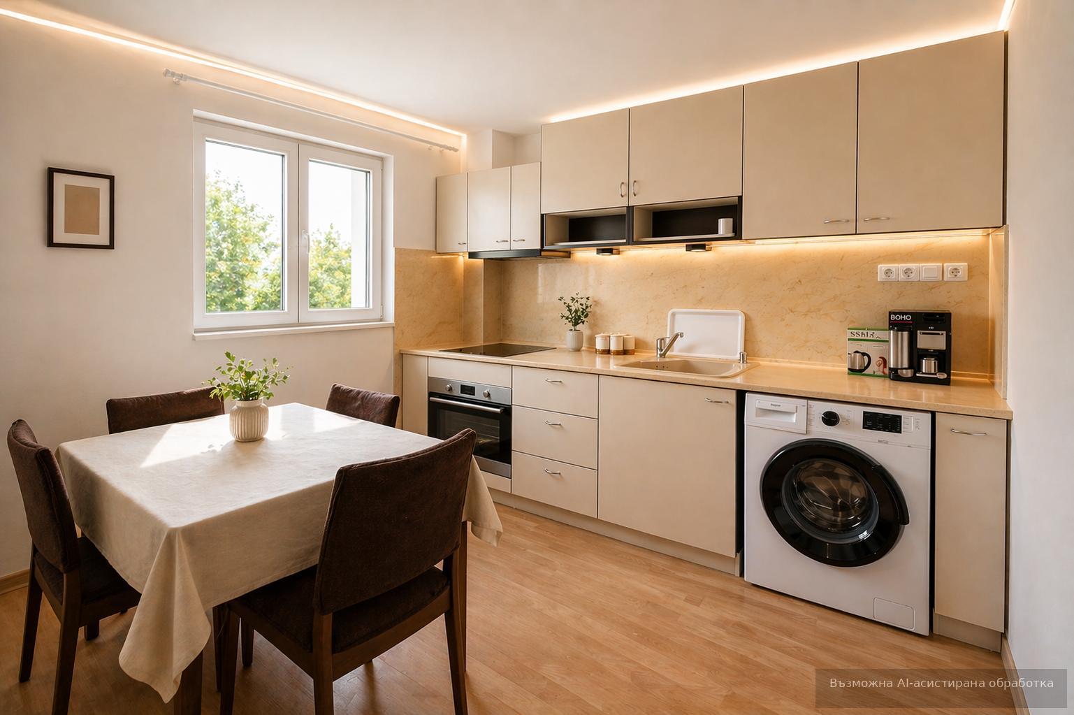 Двустаен апартамент под наем в жк. Тракия