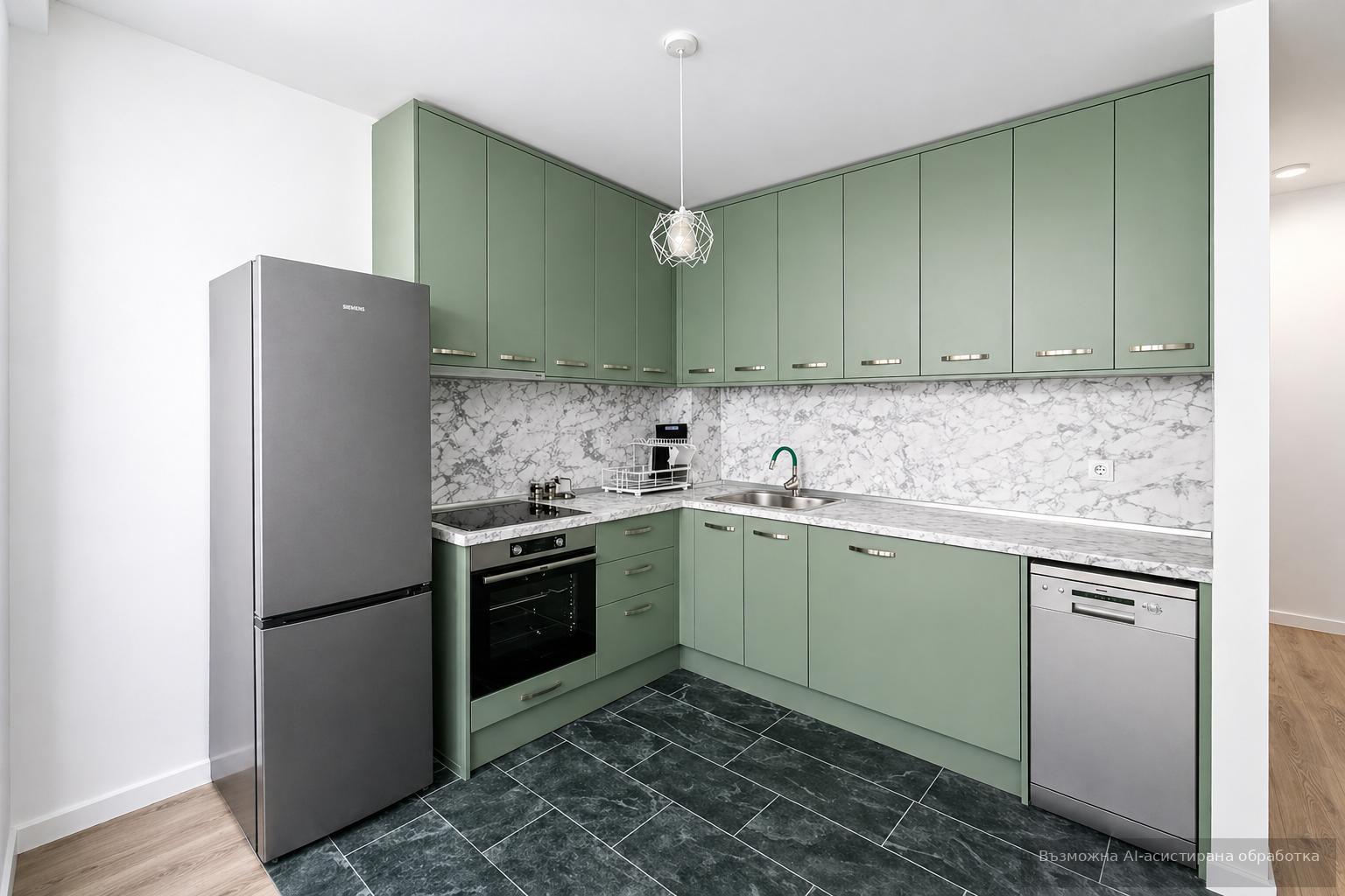 Двустаен апартамент под наем в Център