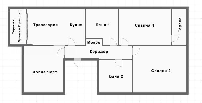 Тристаен апартамент с АКТ 16 в ж.к Славейков