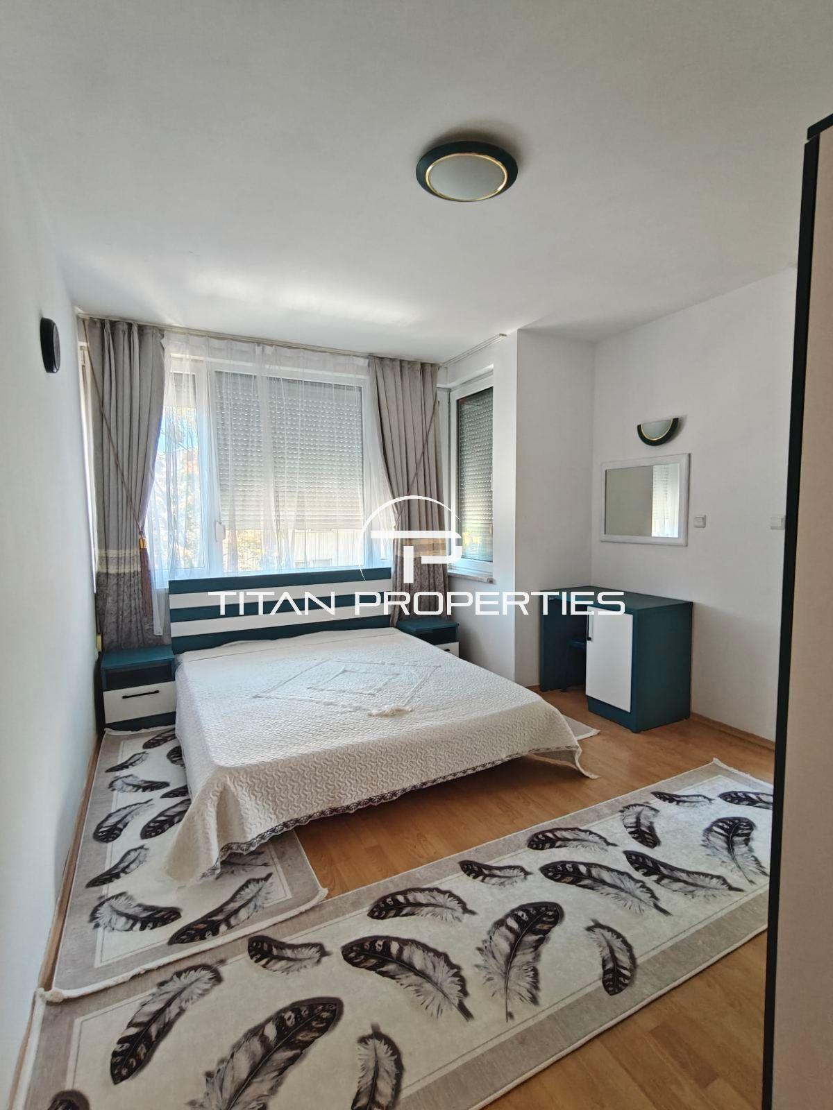 One-bedroom apartment in a gated complex 600 m from the beach, Sunny Beach resort complex