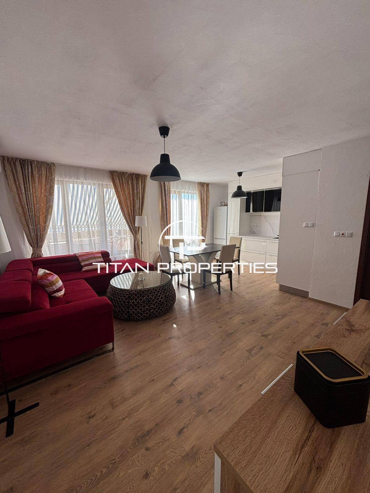 Two-bedroom apartment, for rent, Vetren district with parking space included