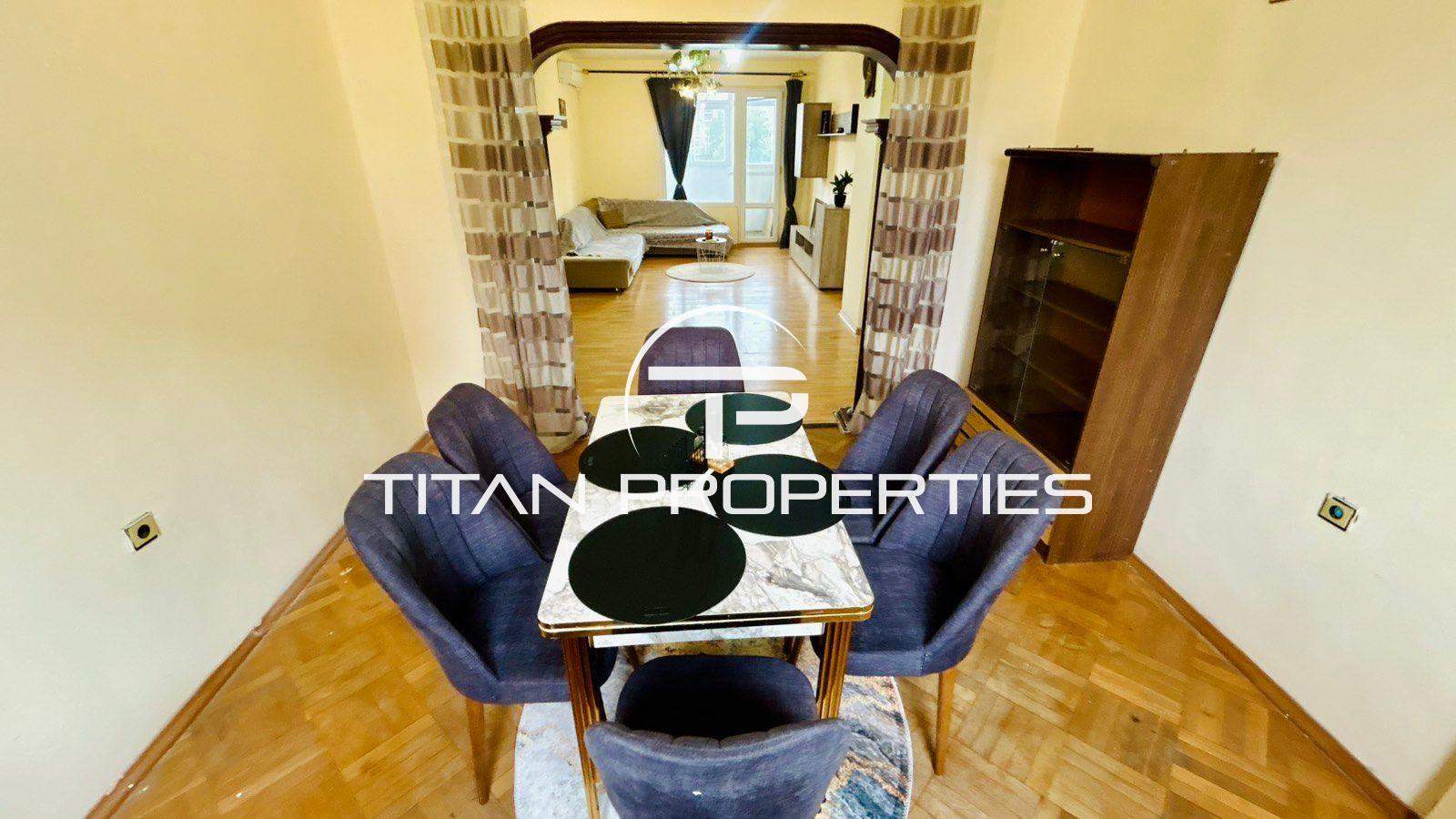 Key in office! Four-bedroom apartment, For rent, Slaveykov residential district near Billa